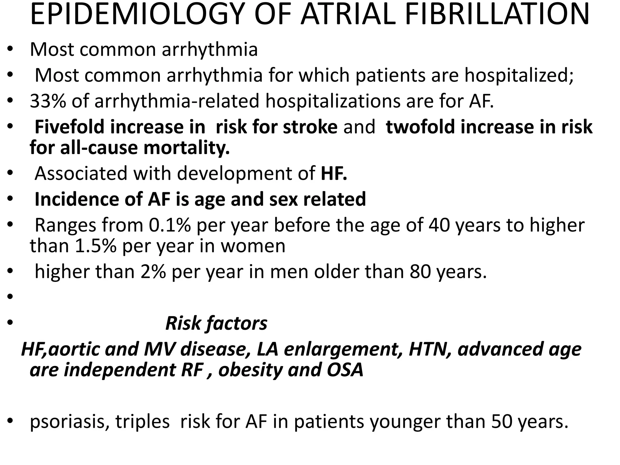Atrial fibrillation | PPTX