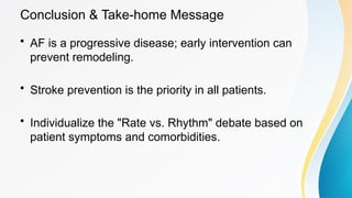 Special Atrial Fibrillation presentation slides | PPTX