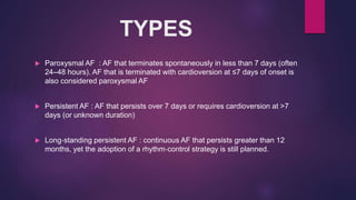 atrial fibrillation in critically ill patients | PPTX