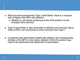 Atrial flutter (AFl) – management principals Slide 40