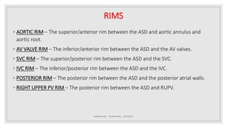 Ase Asd Rims Atrial septal defect (ASD) | PPTX