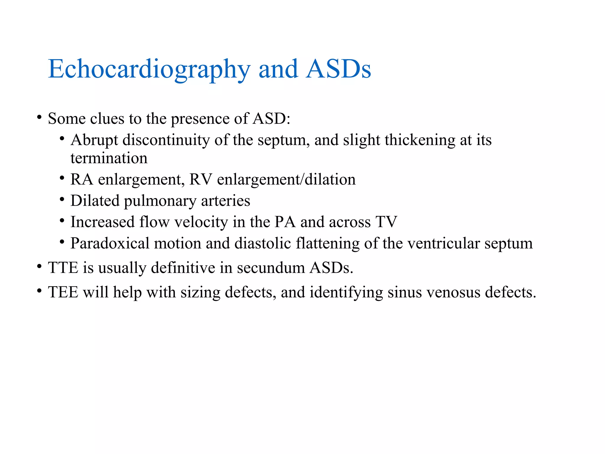 Atrial septal defects 16 3-15 | PPT