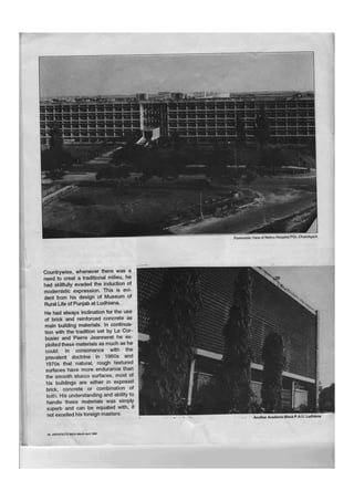 A Tribute to Architect H.S.Chopra