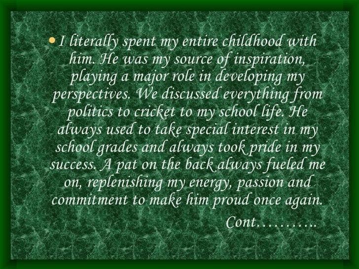 A Tribute To Our Loving Father A Tribute To Our Loving Father