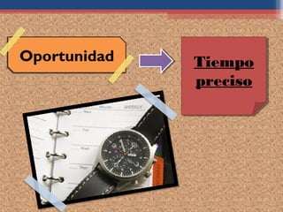 Oportunidad   Tiempo
              Tiempo
              preciso
              preciso
 