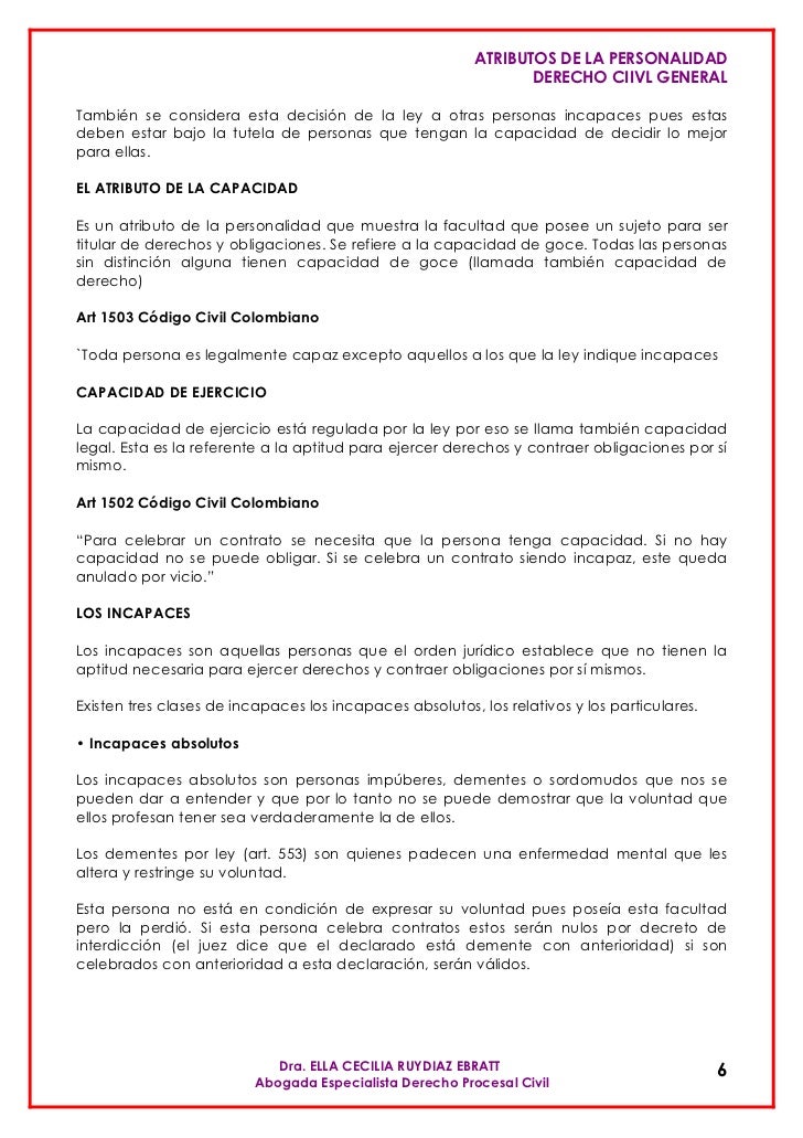 Atributos de las personas