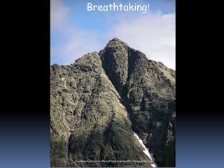 Breathtaking!
http://pl.wikipedia.org/wiki/Rysy#mediaviewer/Plik:Rysyszczyt.jpg
 