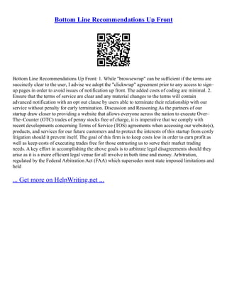 A Triple Bottom Line Model | PDF
