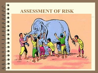 ASSESSMENT OF RISK
 