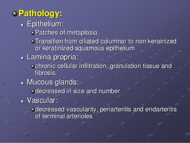 Atrophic rhinitis