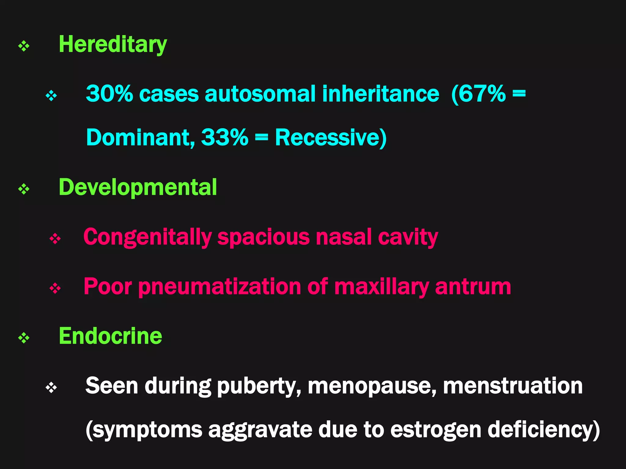 Atrophic rhinitis | PPT