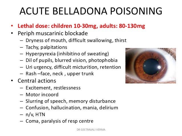 atropine antidote