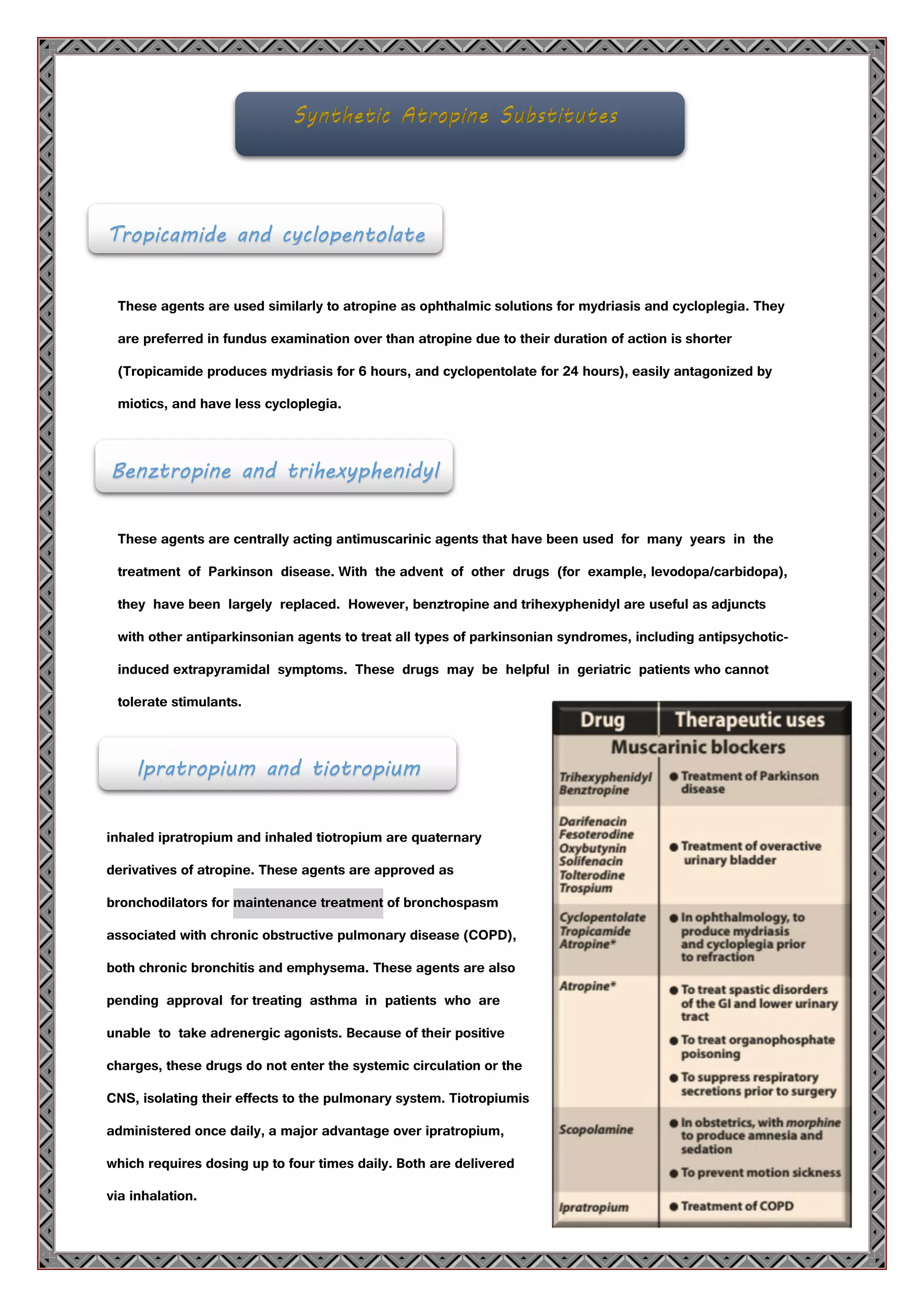 Atropine | PDF