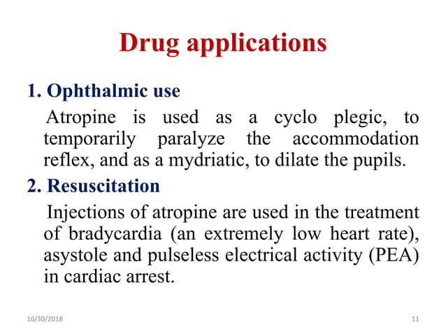 Atropine | PPT