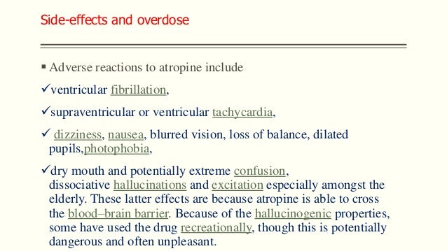atropine antidote atropine antidote