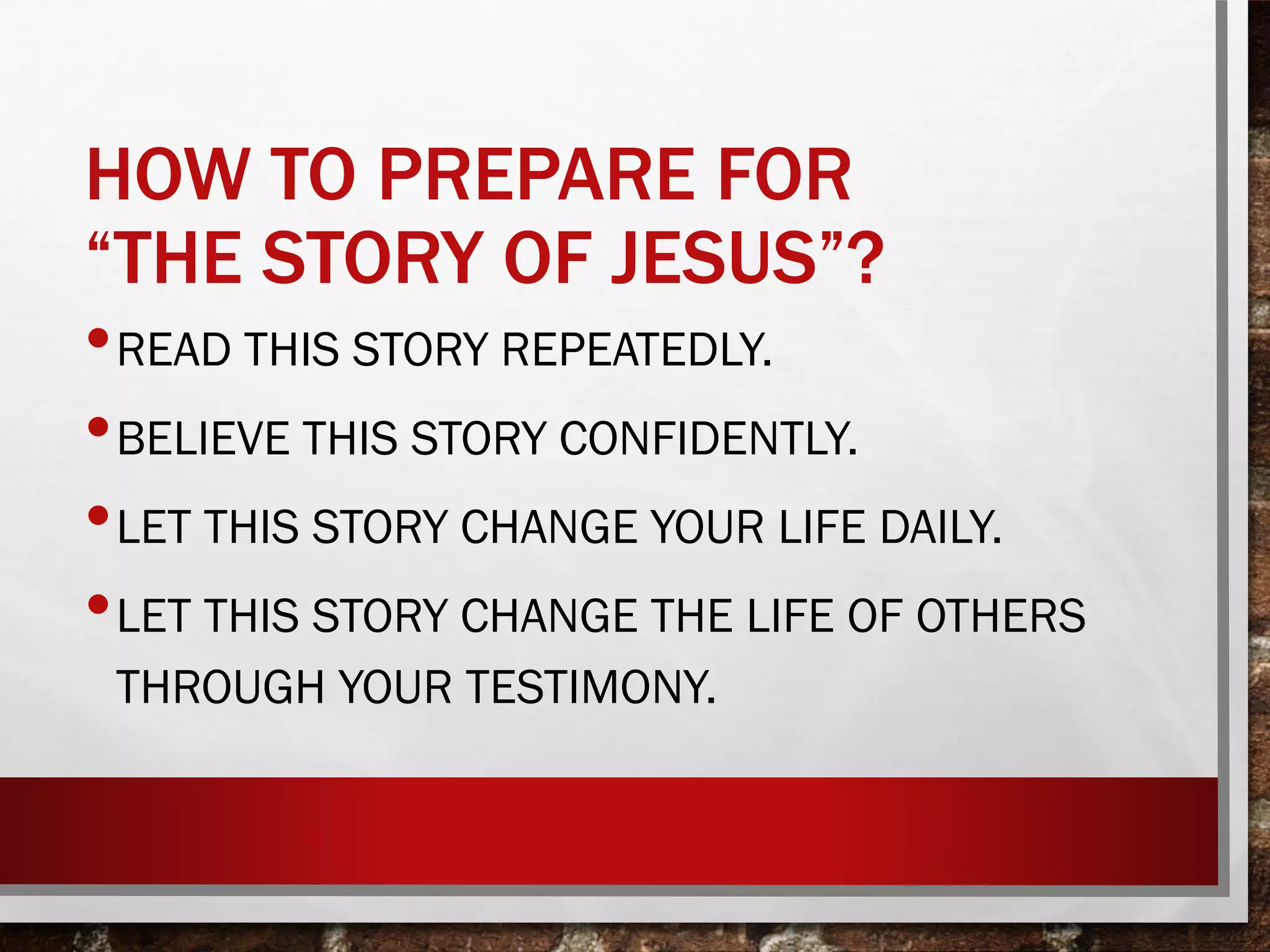 A True Story (Series Introduction) | PPT - Is The True Story Series A True Story