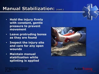 ATS - orthopedic emergencies | PPTX