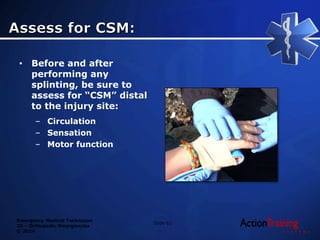 ATS - orthopedic emergencies | PPTX