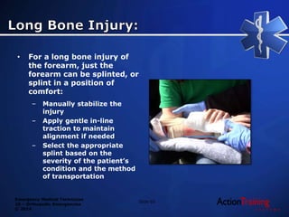 Transport Splint ATS - orthopedic emergencies | PPTX