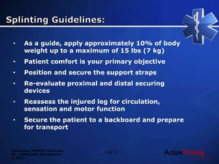 ATS - orthopedic emergencies | PPTX