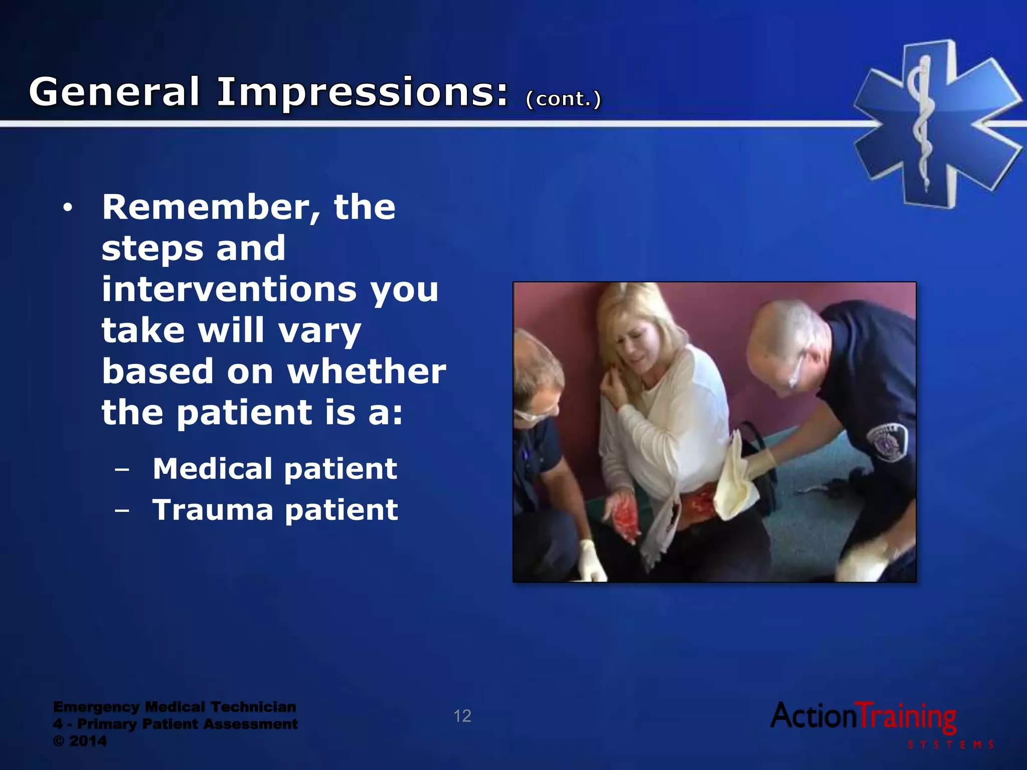 ATS - primary patient assessment | PPTX