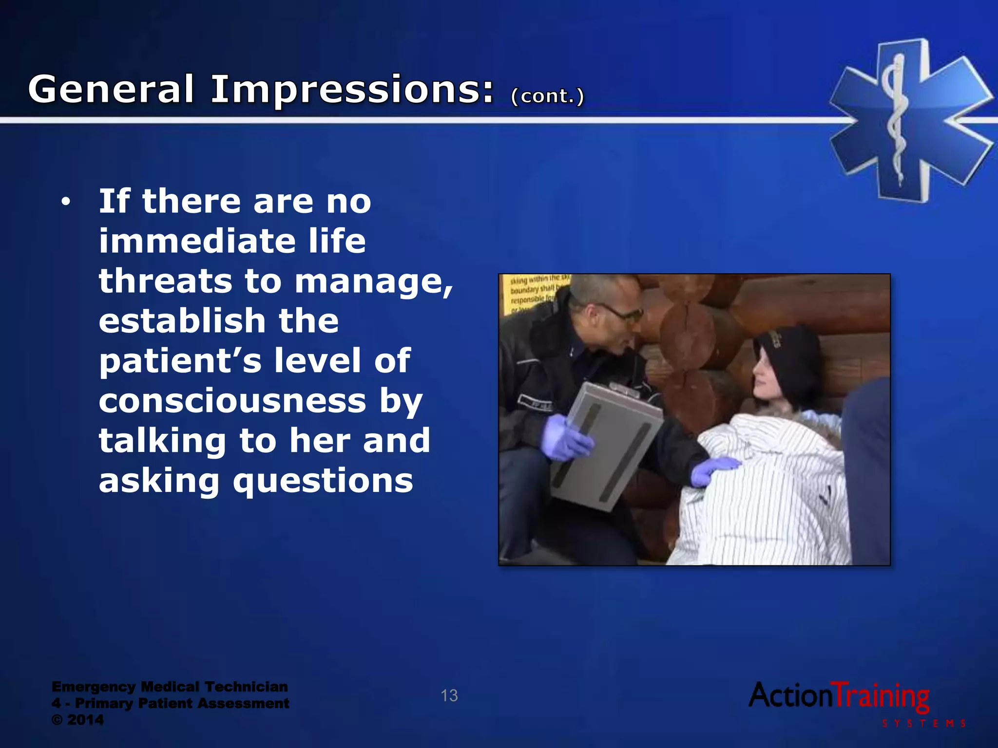 ATS - primary patient assessment | PPTX