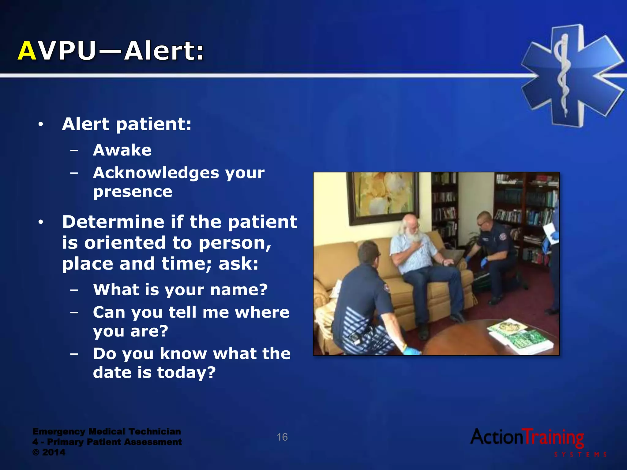 ATS - primary patient assessment | PPTX