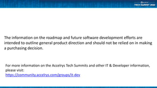 (ATS3-GS02) Accelrys Enterprise Platform in Enterprise Architectures | PPTX