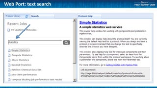 Web Port: text search
 