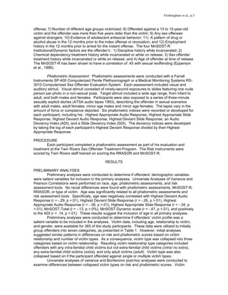 Does the Penis Agree with Risk Assessments DOC