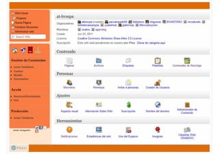 Áreas temáticas de la BV-SSPA