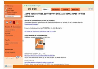 Áreas temáticas de la BV-SSPA