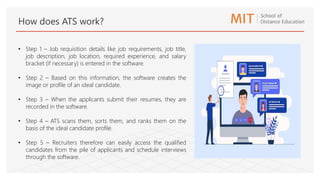 ATS (Applicant Tracking Software) | PPTX