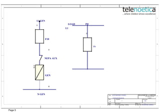 1 2 3 4
A
L1 GEN
31
LOAD PH
L1
91
F10
B
TS
32
NEPA AUX
9033
C
GEN
30
N GEN
D
Title ATS DOUBLE PANEL TELENOETICA LIMITED
COUPLER DIAGRAM
VICTORIA ISLAND
LAGOS
Size Number Revision
A4
3 A00
Date: 06-07-2015 Sheet of 3
File: H:ATS PanalPage 3.SchDoc Drawn By: ER.DEEPAK JAISWAL
A
B
C
D
1 2 3 4
Page 5
 