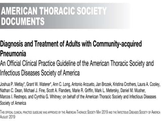 ATS CAP guidelines