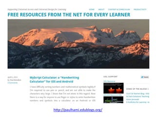 http://paulhami.edublogs.org/
 