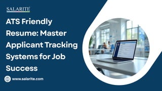 ATS Friendly Resume Master Applicant Tracking Systems for Job Success.pdf