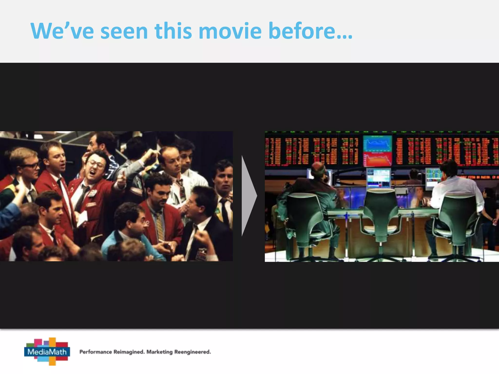 We’ve seen this movie before… 
 