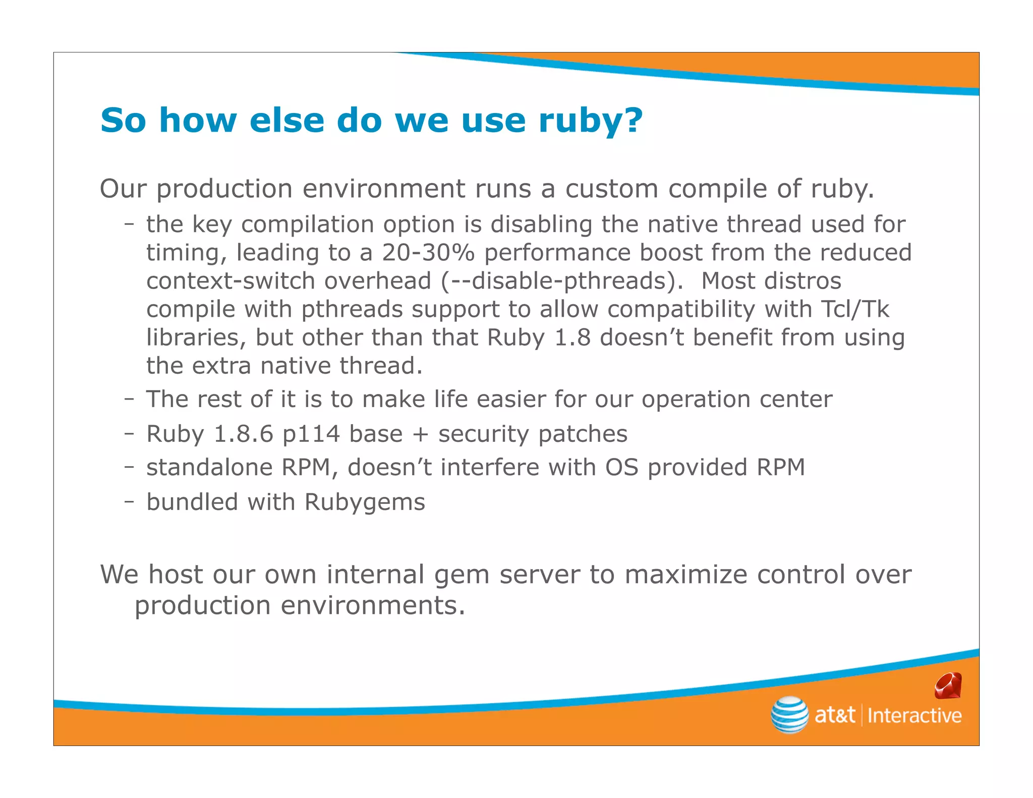 At&T Interactive: The Many Facets Of Ruby