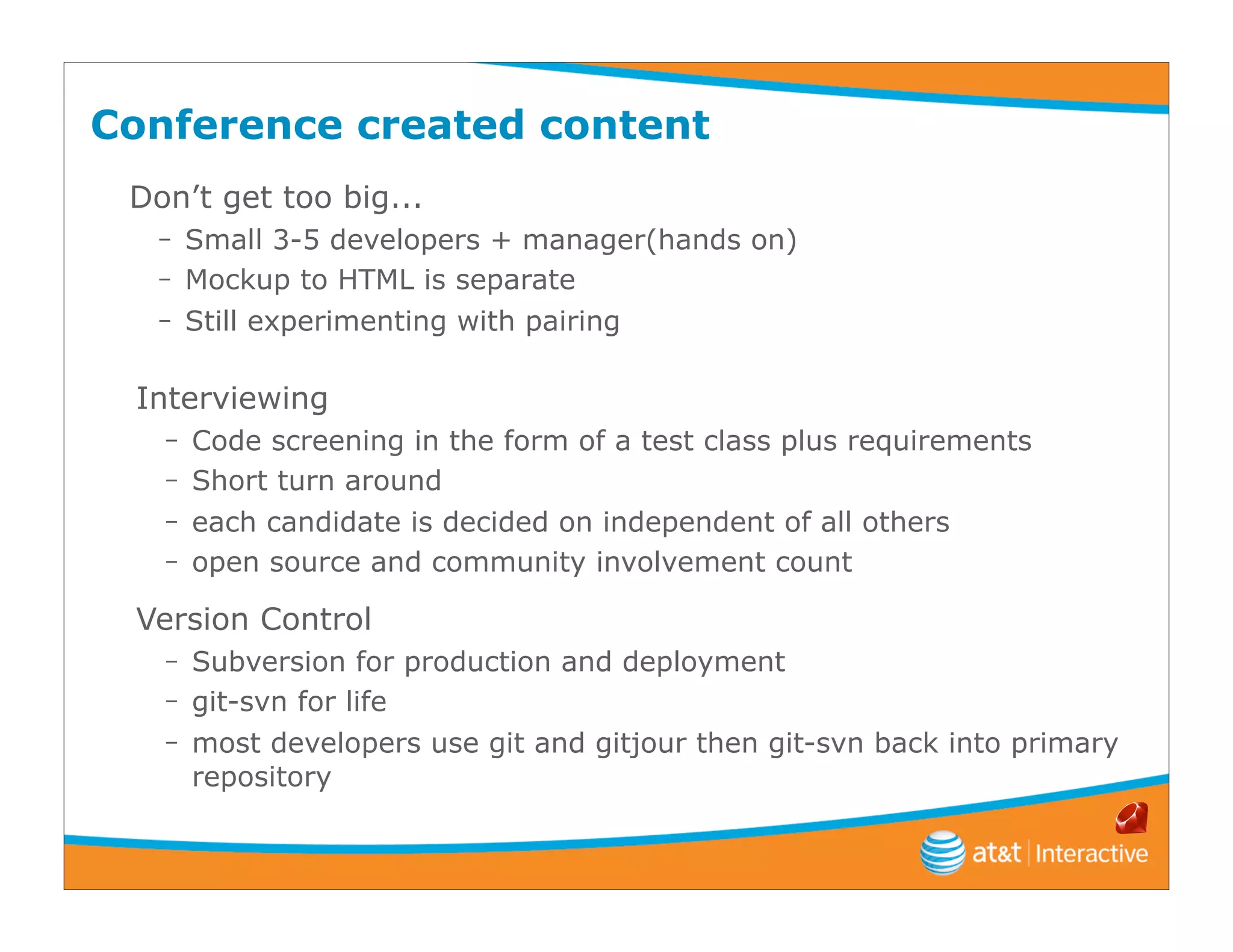 At&T Interactive: The Many Facets Of Ruby