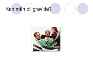 Kan män bli gravida? 