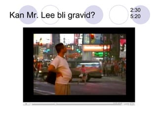 Kan Mr. Lee bli gravid? 2:30 5:20 