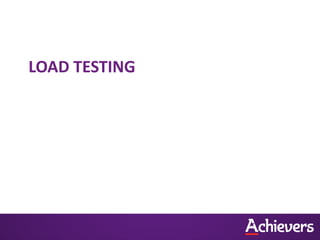 LOAD TESTING
 