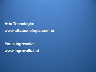 ERP e Depto de Vendas
Melhoria no sistema de gestão:
• Cadastramento de todos leads, canais de
origem e campanhas
• Criação de KPI’s para controle da evolução
das conversões
• Identificação de Inativos e Não conversões
• Análise ROI das campanhas e canais
 