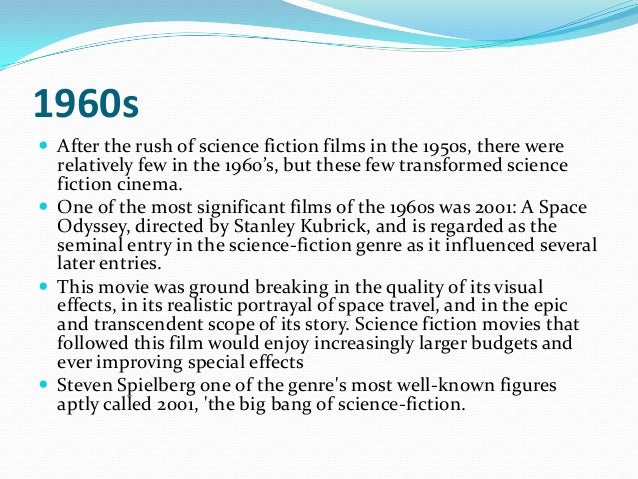 History of SciFi Films