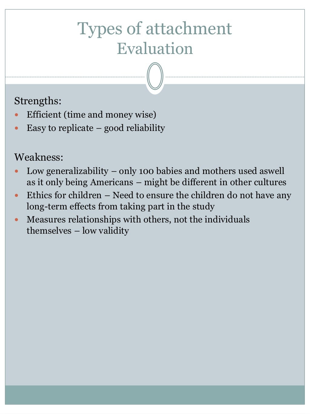 Attachment psychology