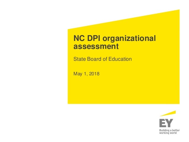 Operational audit of NC DPI