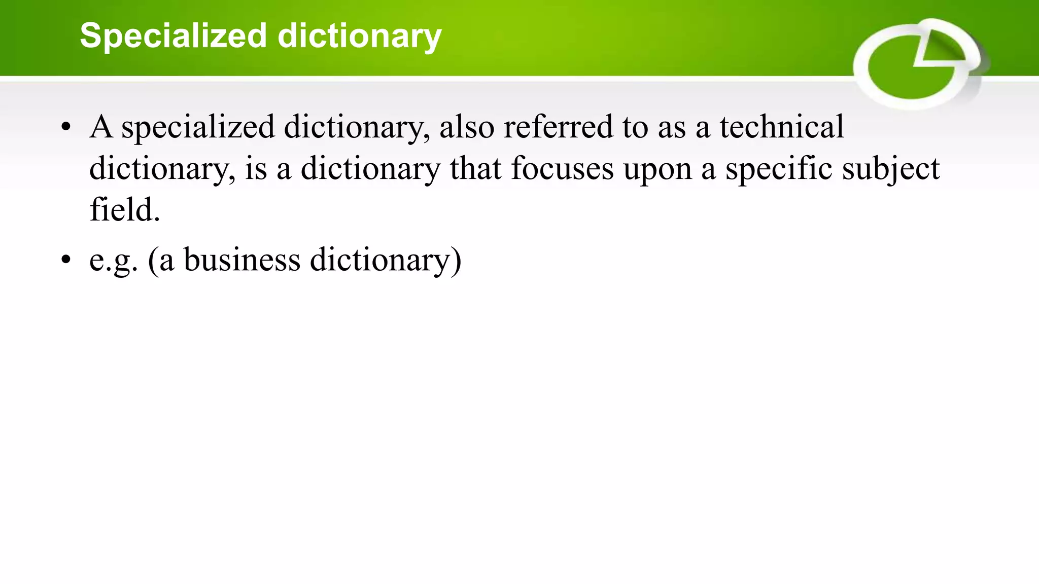 Dictionary and Thesaurus | PPTX