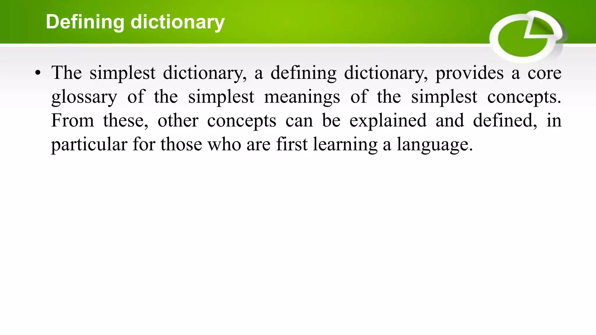 Dictionary and Thesaurus | PPTX