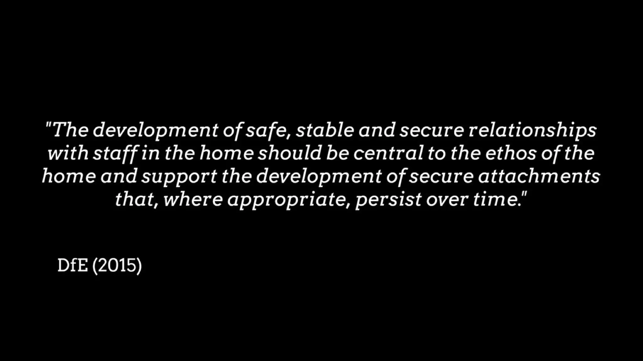 Attachment Theory In Practice